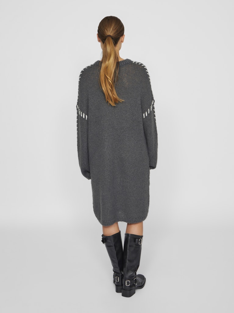 Jurken - Vichoca New L/S Knit Dress van Vila