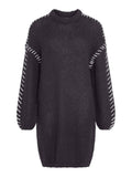 Jurken - Vichoca New L/S Knit Dress van Vila