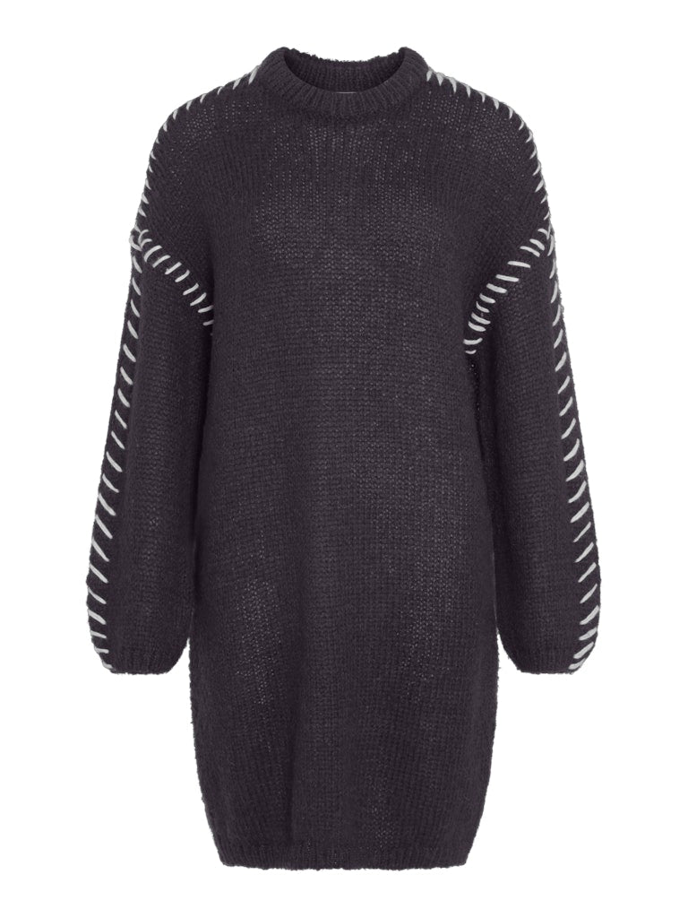 Jurken - Vichoca New L/S Knit Dress van Vila