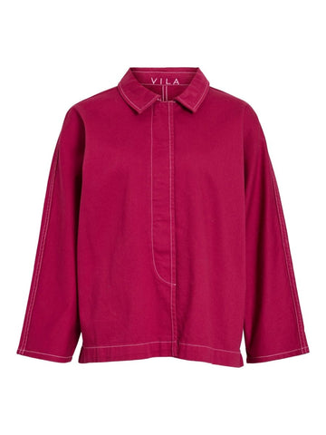 Vicreek L/S Oversize Denim Shirt van Vila – Shirts voor dames | Meisjes Brugge