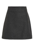 Dark grey melange Rokken - Vidacey Hw Short Skirt van Vila