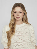 Vidafna 2/4 Knit Top 4 - koop Pulls van Vila bij Meisjes Brugge