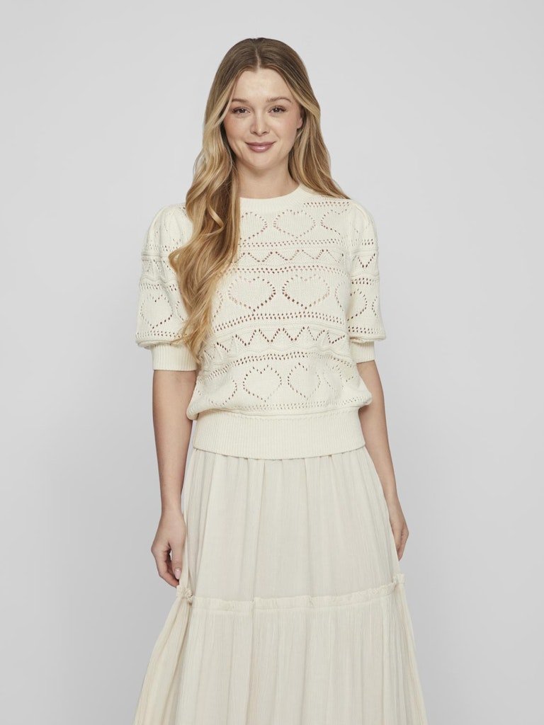 Vidafna 2/4 Knit Top 4 van Vila – Pulls voor dames | Meisjes Brugge
