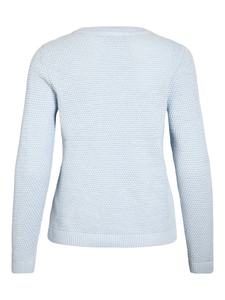 Vidalo O-Neck L/S Knit Top Noos van Vila – Pulls voor dames | Meisjes Brugge