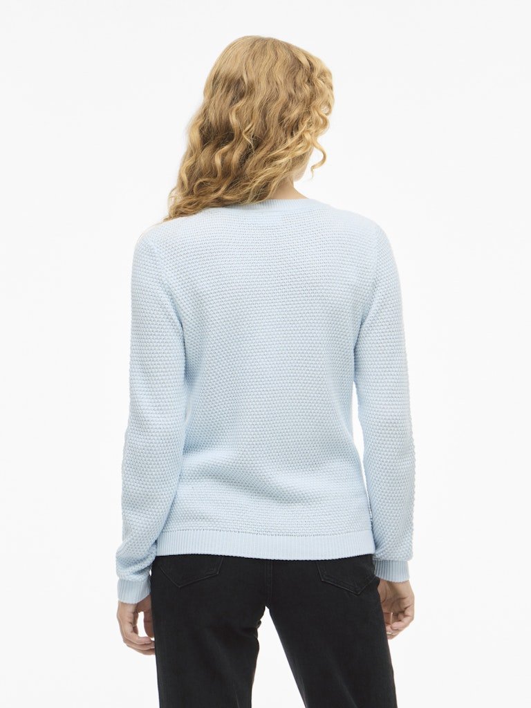 Vidalo O-Neck L/S Knit Top Noos van Vila – Pulls voor dames | Meisjes Brugge