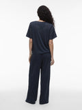 40% Videlaia Hw Wide Pants van Vila – Broeken voor dames | Meisjes Brugge