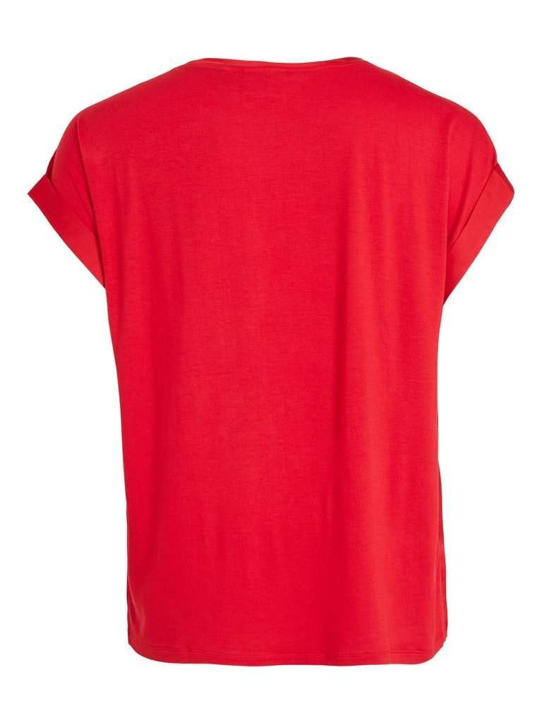 Viellette S/S Satin Top Noos - SS24 van Vila – Tops voor dames | Meisjes Brugge
