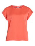Viellette S/S Satin Top Noos - SS26 – Tops voor dames in kleur | Meisjes
