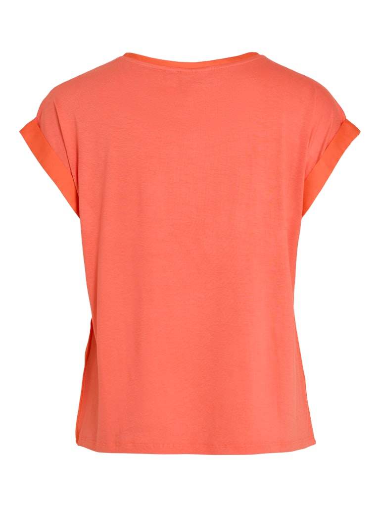 Viellette S/S Satin Top Noos - SS26 van Vila – Tops voor dames | Meisjes Brugge