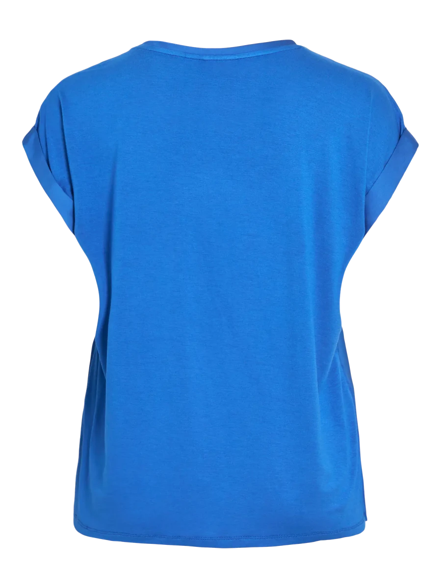 Viellette S/S Satin Top Noos - SS26 van Vila – Tops voor dames | Meisjes Brugge