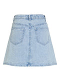 Viellly Arie Rw Short Denim Skirt – Rokken voor dames in kleur | Meisjes
