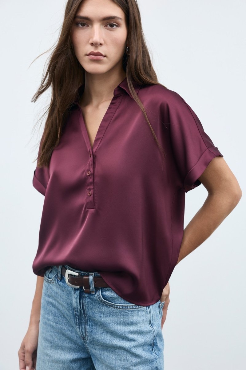 Vienna Ravenna S/S Top Noos van Vila – Tops voor dames | Meisjes Brugge