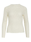 Egret Tops - Vifay Funnel Neck L/S Top - Noos van Vila