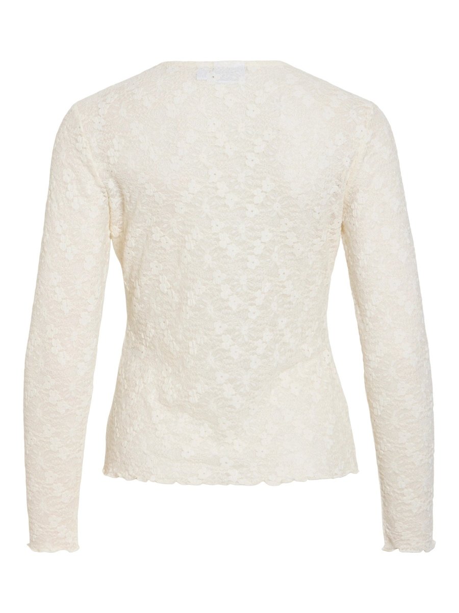 Vifay O-Neck L/S Top Noos van Vila – Tops voor dames | Meisjes Brugge