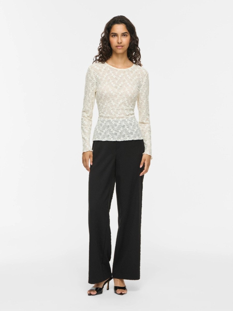 Vifay O-Neck L/S Top Noos van Vila – Tops voor dames | Meisjes Brugge