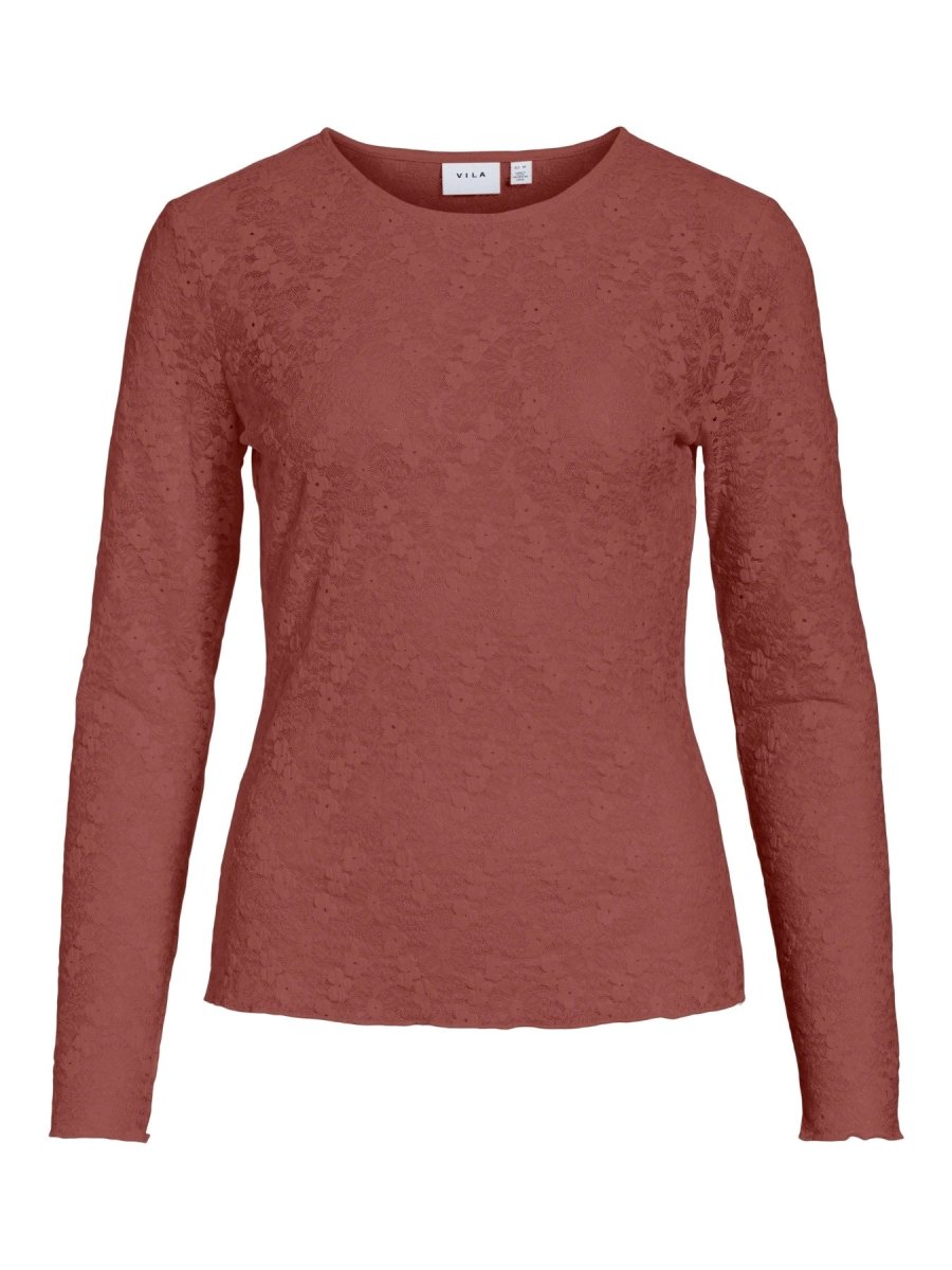 Vifay O-Neck L/S Top Noos van Vila – Tops voor dames | Meisjes Brugge