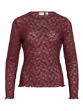 Vifay O-Neck L/S Top Noos van Vila – Tops voor dames | Meisjes Brugge