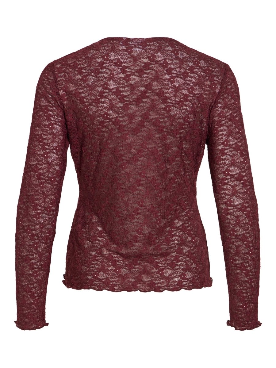 Vifay O-Neck L/S Top Noos van Vila – Tops voor dames | Meisjes Brugge