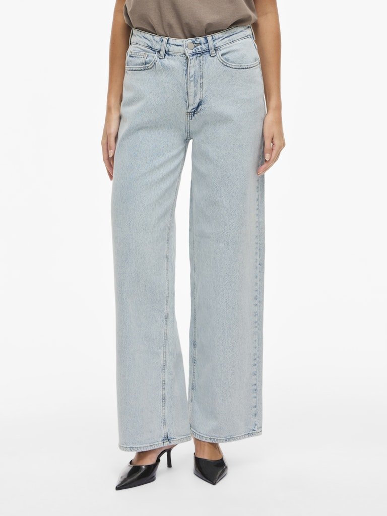 Light blue denim-wash lbd 114 32 Jeans - Vifreya Jaf Hw Jeans Noos light blue - SS26 van Vila