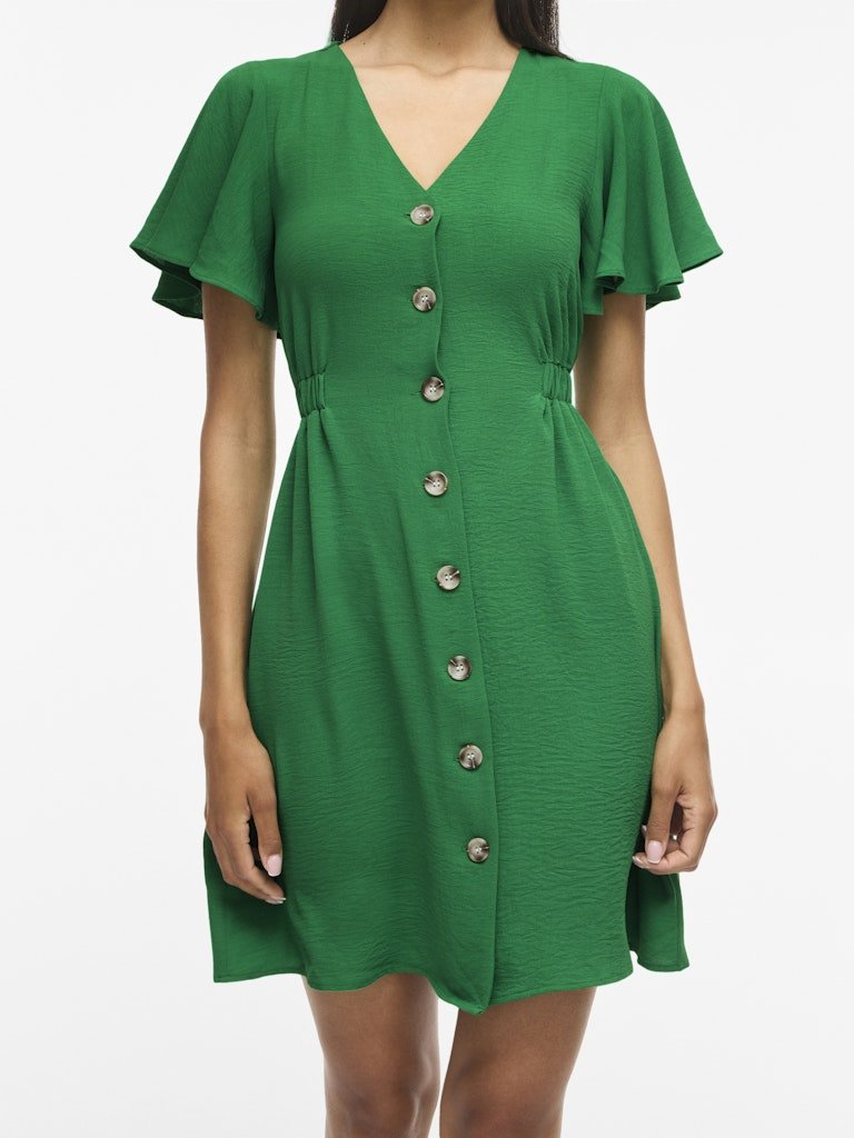 Vigabsen S/S V - Neck Short Dress – Jurken voor dames in kleur | Meisjes