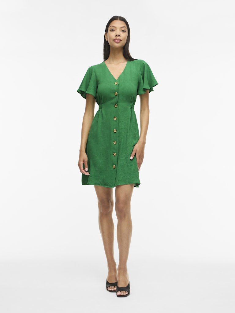Vigabsen S/S V - Neck Short Dress – Jurken voor dames in kleur | Meisjes