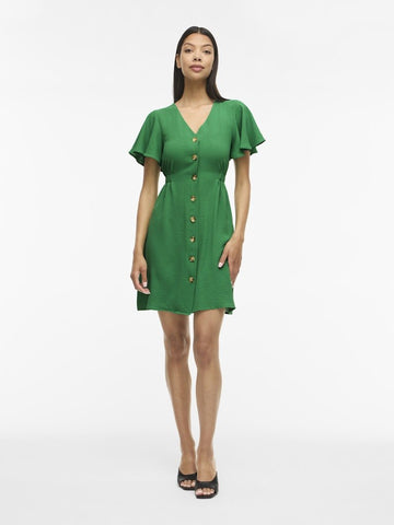 Vigabsen S/S V - Neck Short Dress – Jurken voor dames in kleur | Meisjes