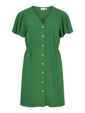 Vigabsen S/S V - Neck Short Dress – Jurken voor dames in kleur | Meisjes