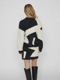 Pulls - Vigrace L/S High Neck Knit Pullover van Vila