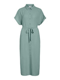 Vijacota S/S Midi Shirt Dress van Vila – Jurken voor dames | Meisjes Brugge
