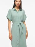 Vijacota S/S Midi Shirt Dress van Vila – Jurken voor dames | Meisjes Brugge