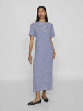 Jurken - Vijada Crew Neck S/S Ankle Dress van Vila