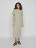 Jurken - Vijada Crew Neck S/S Ankle Dress van Vila