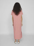 Jurken - Vijada Crew Neck S/S Ankle Dress van Vila