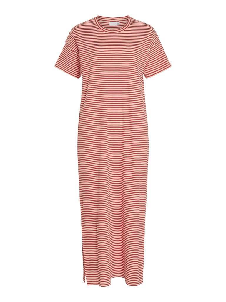 Jurken - Vijada Crew Neck S/S Ankle Dress van Vila