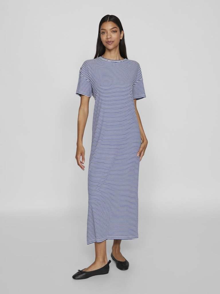 Jurken Vijada Crew Neck S/S Ankle Dress van Vila