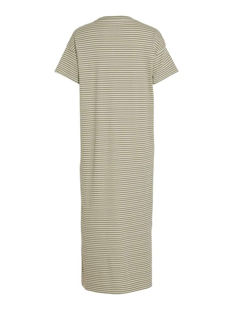 Jurken - Vijada Crew Neck S/S Ankle Dress van Vila