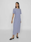 Jurken - Vijada Crew Neck S/S Ankle Dress van Vila