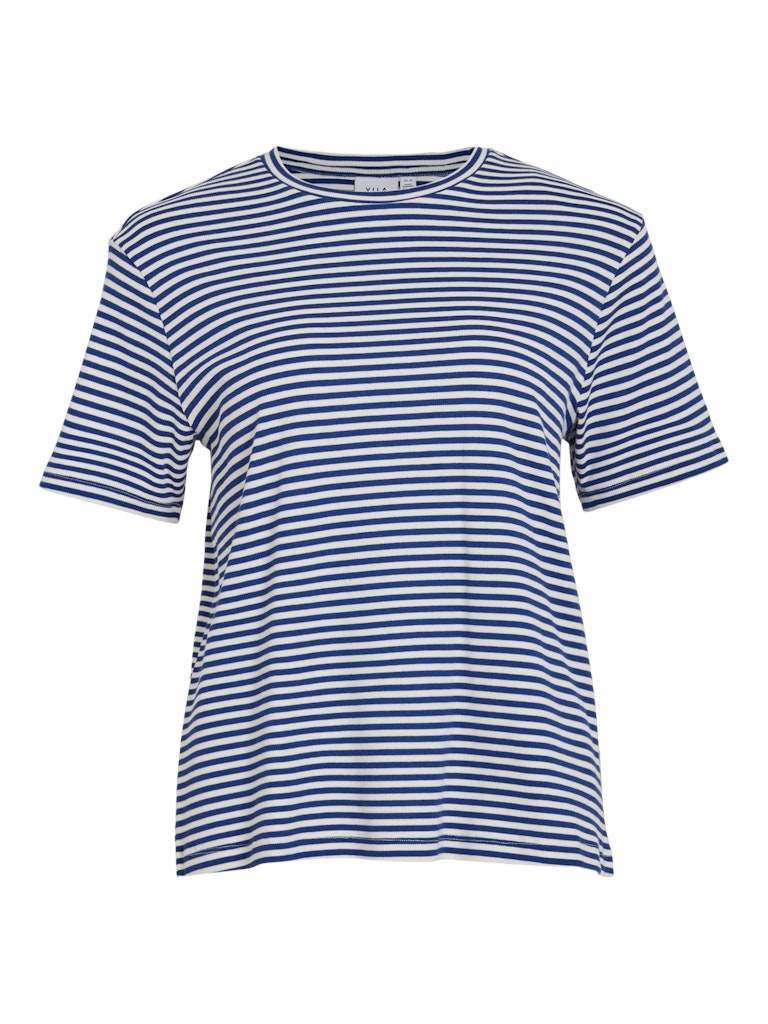 Vijada New O - Neck S/S T-Shirt - koop T-shirts van Vila bij Meisjes Brugge
