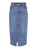 Rokken - Vijaf Hw Midi Denim Skirt - Noos van Vila