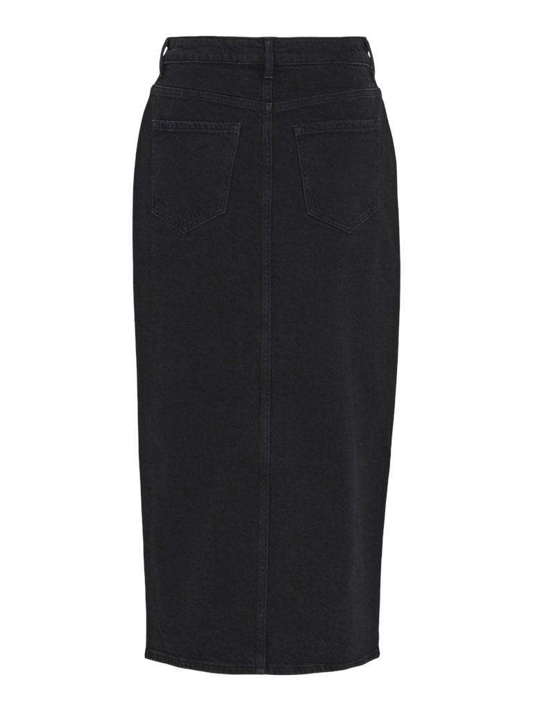Vijaf Hw Midi Denim Skirt - Noos - koop Rokken van Vila bij Meisjes Brugge
