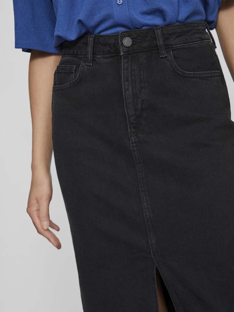 Vijaf Hw Midi Denim Skirt - Noos van Vila – Rokken voor dames | Meisjes Brugge