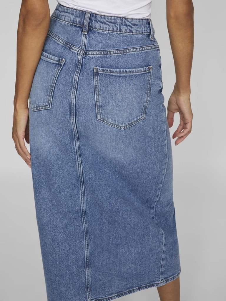 Vijaf Hw Midi Denim Skirt - Noos van Vila – Rokken voor dames | Meisjes Brugge