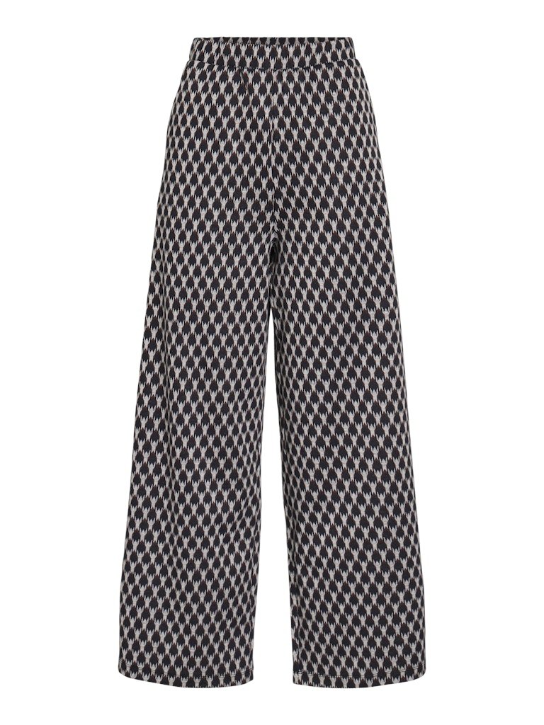Birch Broeken - Vijaquard Hw 7/8 Wide Pants van Vila