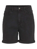 Shorts - Vijo Hw Black Denim Shorts van Vila