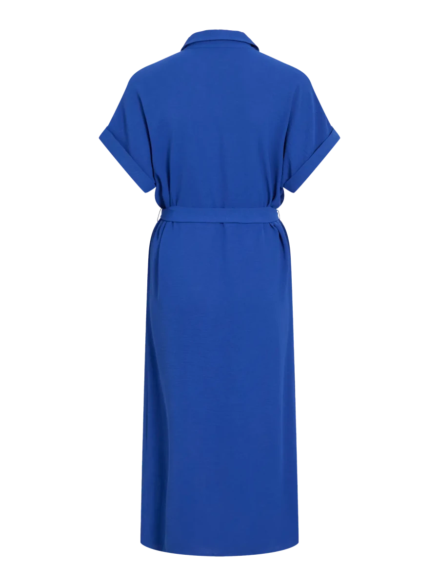 Vijoka S/S Midi Shirt Dress van Vila – Jurken voor dames | Meisjes Brugge