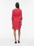 Vijosa 3/4 V-Neck Dress van Vila – Jurken voor dames | Meisjes Brugge