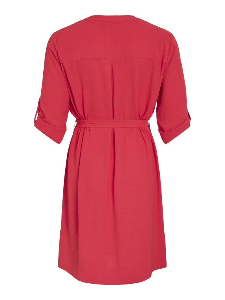 Vijosa 3/4 V-Neck Dress van Vila – Jurken voor dames | Meisjes Brugge