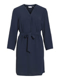 Vijosa 3/4 V-Neck Dress van Vila – Jurken voor dames | Meisjes Brugge