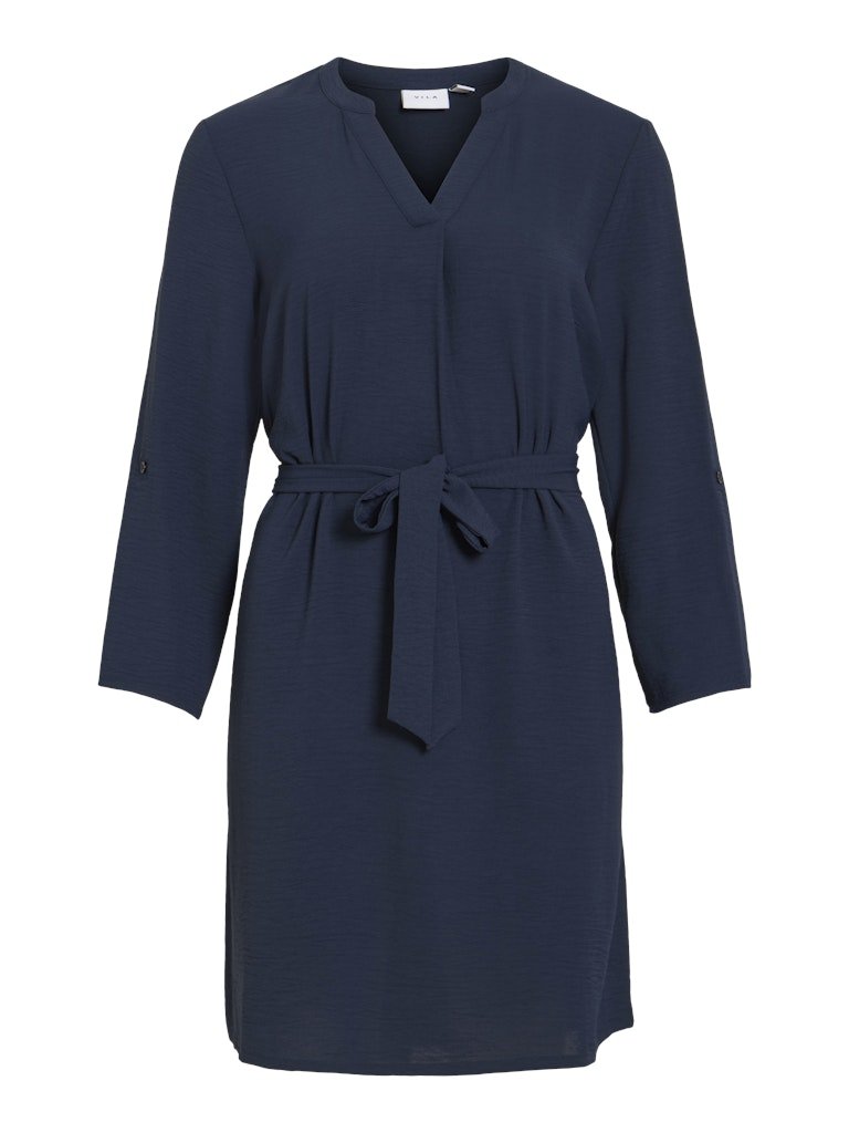 Vijosa 3/4 V-Neck Dress van Vila – Jurken voor dames | Meisjes Brugge