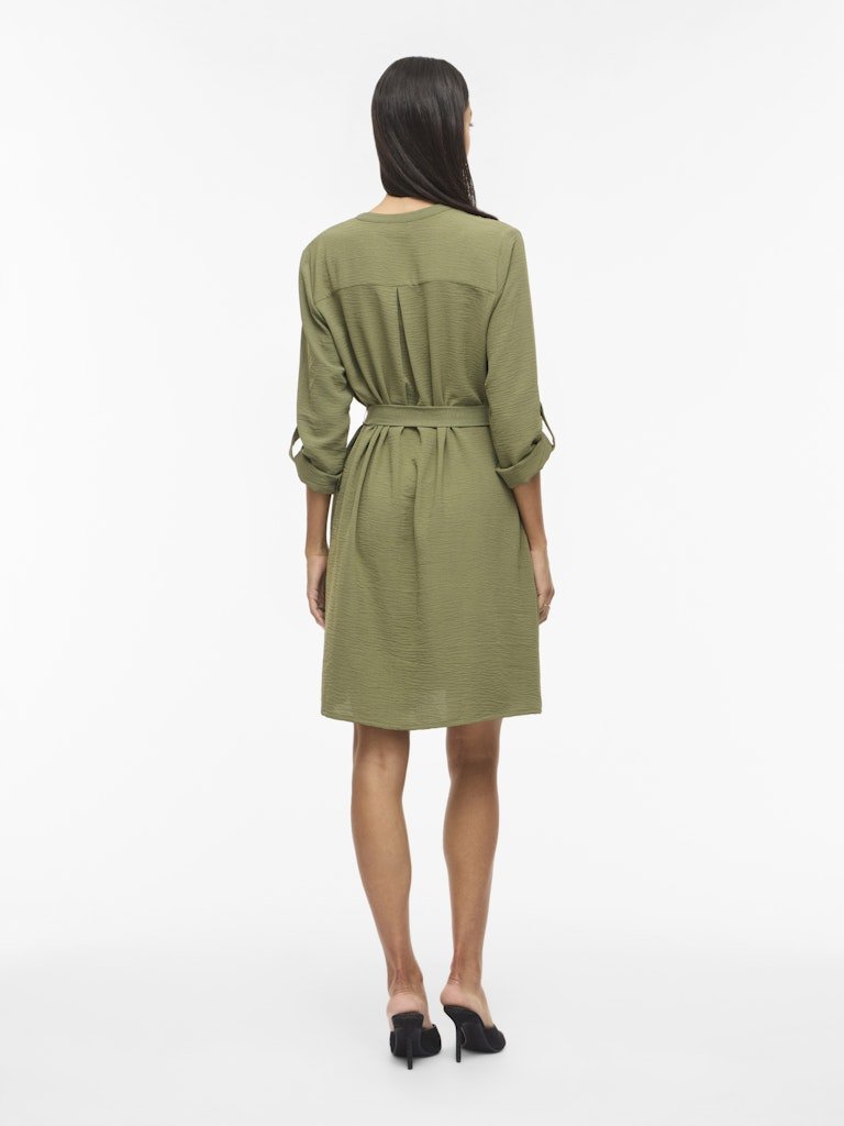 Vijosa 3/4 V-Neck Dress van Vila – Jurken voor dames | Meisjes Brugge